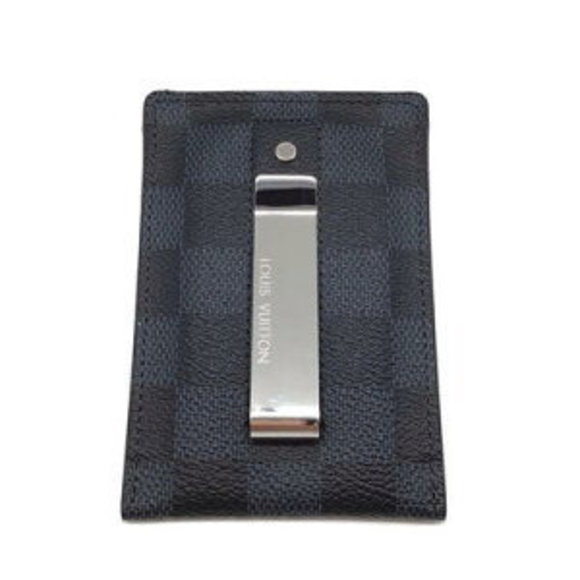 Louis Vuitton Case Damier Black Graphite Clip Carte Porte Money - Picture 1 of 7
